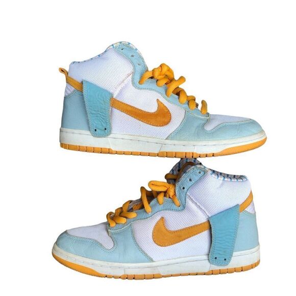 VINTAGE 2003 Nike Dunk High 'Shima Shima' Gold Wave Size 10.5 - Picture 3 of 16